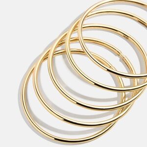 NWT BaubleBar Alexia Bangle Bracelet Set
